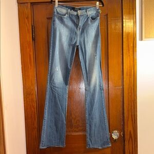 J Brand Blue Bootcut Jeans with Subtle Fading